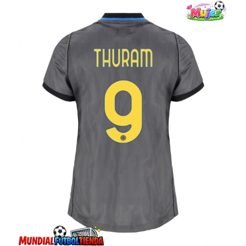 Camiseta Inter Milan Marcus Thuram #9 Tercera Equipación Replica 2026-27 para mujer mangas cortas